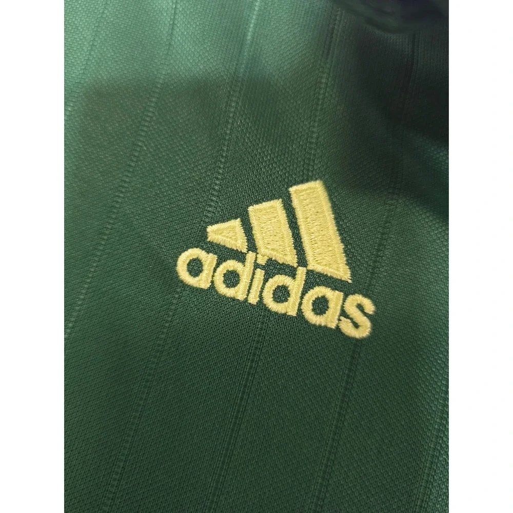 Adidas PortlandTimbers MLS GreenYellowClimacool Soccer Track Jacket M's Small
